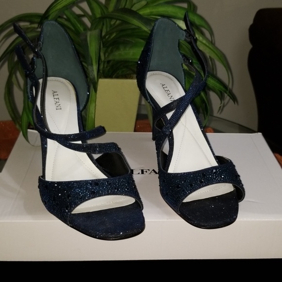 Alfani Womens Cremena Open Toe Special Occasion St - Picture 2 of 3